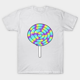 Cute Colorful Lollipop Design T-Shirt